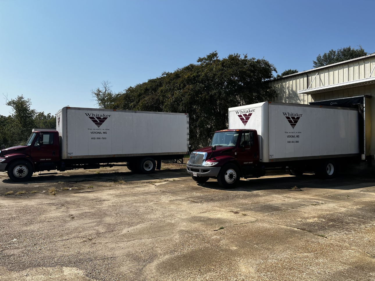 Whitaker Sales delivery trucks