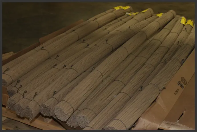  We have an extensive selection of Bordewire.  Hard drawn or oil tempered, coils or pre-cut to meet your specifications. 