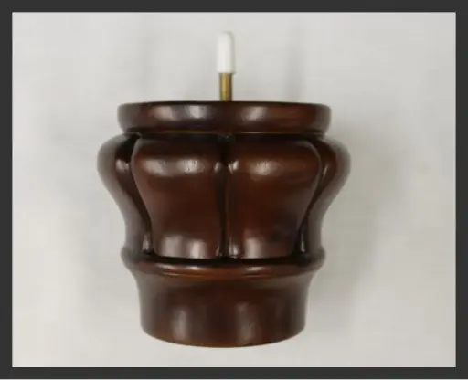  09-0835 - #6900 Walnut H - 4.5”, D - 5” 