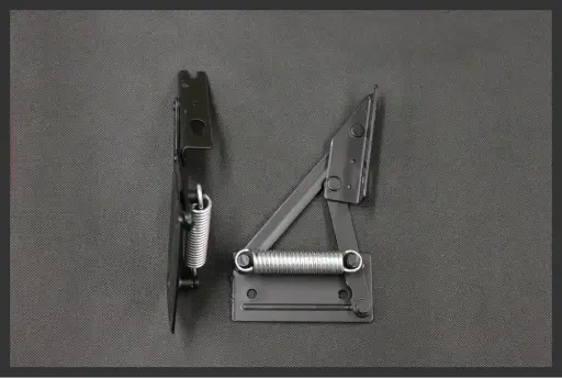  05-6527 - BLK Ottoman Lid Hinge & Spring 